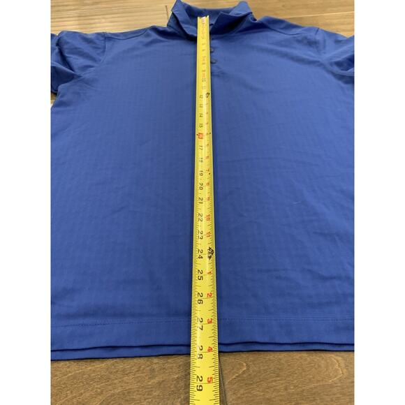 Nike Golf Tour Performance Mens Blue Drifit Short Sleeve Shirt Size M MEDIUM - Picture 9 of 9